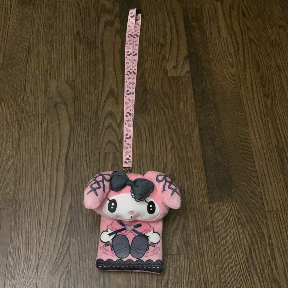 My Melody 💕 Plush Lanyard 📱 With Card Holder